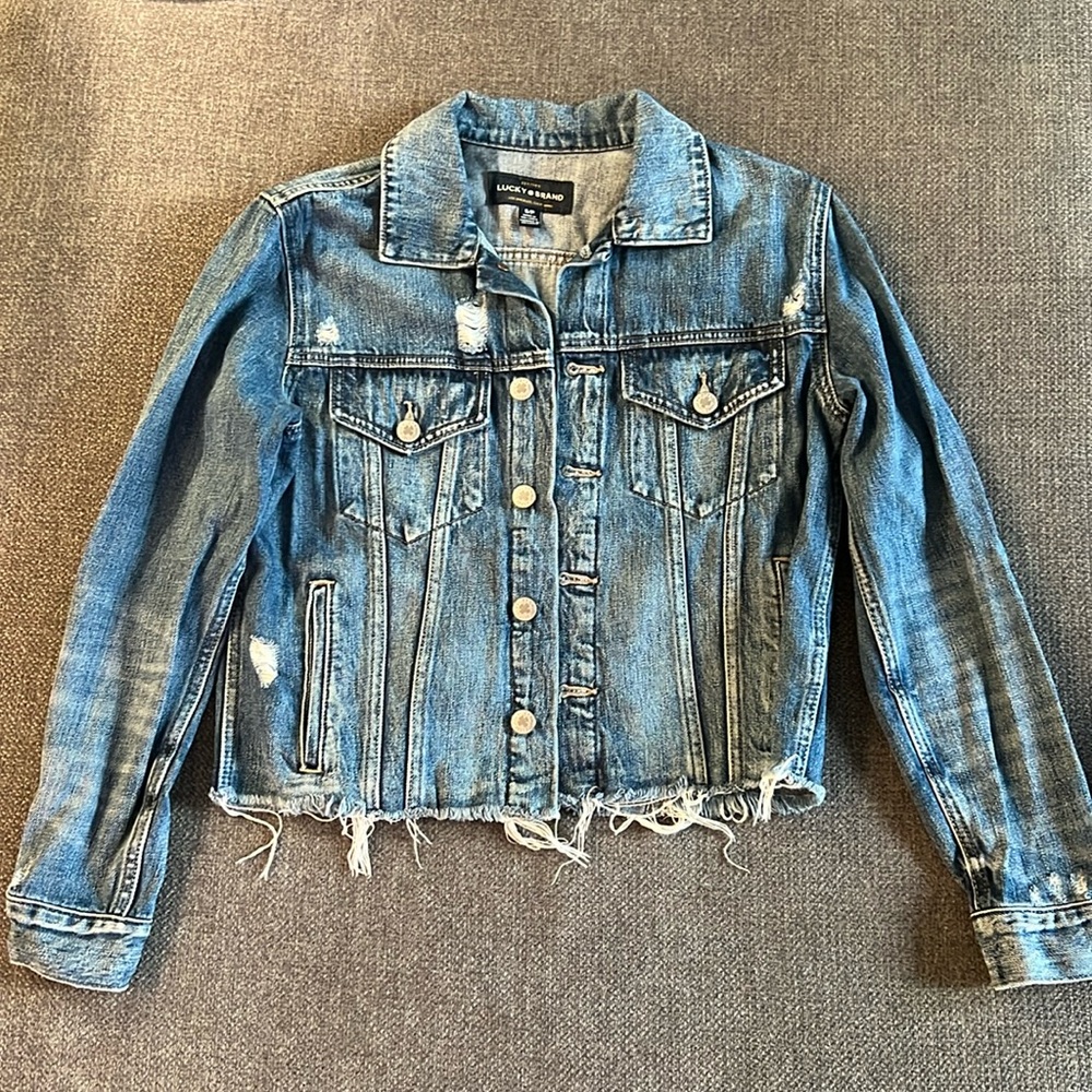 Lucky Brand The Tomboy Trucker Jean Jacket